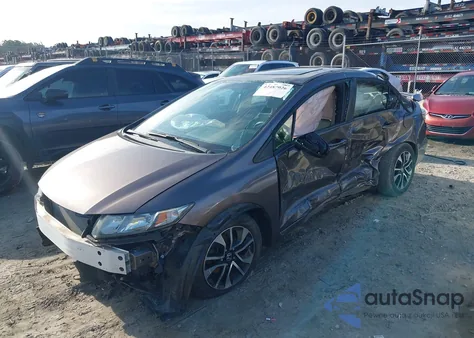 2015 Honda Civic Ex from USA, damaged, VIN 19XFB2F83FE019591